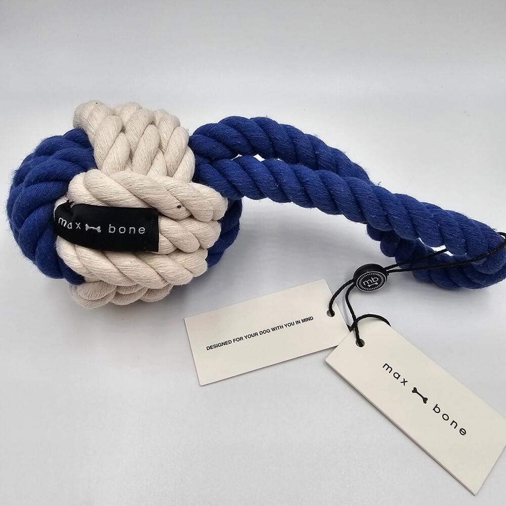 Max Bone Rope Dog Toy Canine Chew Toy